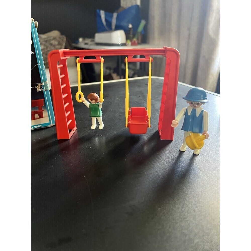 Vintage 1985 Playmobil Playground 3552 Incom replacement parts original Box